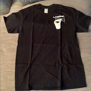 Lasonic T-shirt black size medium new